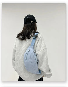 Large Waist Bags 2024 Belly Bag Woman Shoulder Crossbody Chest Bag Hip Sack Girl Fanny Packs for Women Belt Bum Pouch Banana