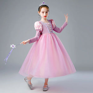 Girl Clothes Princess Cloak Hooded Coat Cape Cinderella Fancy Party Costume Clothes Winter Christmas New Year Children Dress