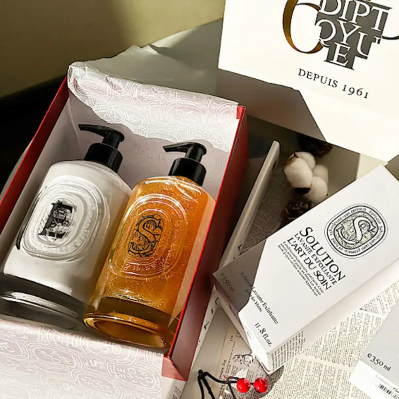 Diptyques Liquid Hand Soap Hand Cream Exfoliator Hand Care Set 350ml Cleaning And Hydration Women Skincare Skin Care Products ﻿