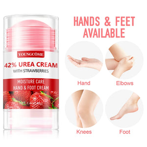 Urea Cream Strawberry Hand Feet Cream Prevent Dryness Cracking of Hands and Feet Deeply Hydrates Exfoliates Soothing Skin Care