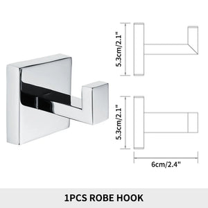 Bathroom Hardware Set SUS Stainless Steel Mirror Nickel Towel Rack Toilet Paper Holder Soap Holder Towel Bar Toilet Accessories