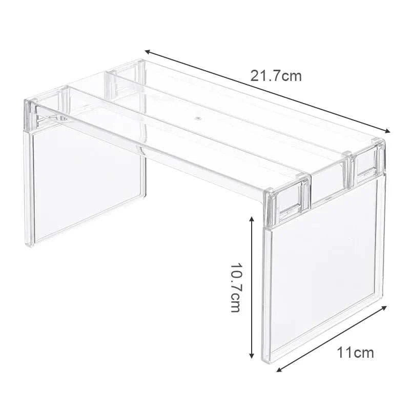 Refrigerator Organizers Storage Rack Fridge Layered Separator Shelves SPECIFICATIONSApplicable Space: KitchenBrand Name: NoEnName_NullChoice: yesClassification: Non-folding RackFeature: Eco-Friendly,StockedHign-concerned Chemical: NoneRefrigerator Organizers Storage Rack