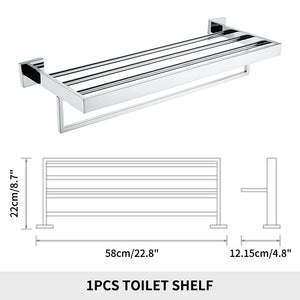 Bathroom Hardware Set SUS Stainless Steel Mirror Nickel Towel Rack Toilet Paper Holder Soap Holder Towel Bar Toilet Accessories