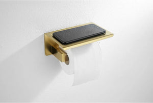 Stainless Steel Brushed Gold Towel Bar Rack Toilet Paper Holder Toilet Brush Robe Hook Soap Dish Bathroom Accessories Hardware