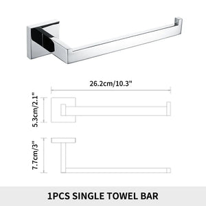 Bathroom Hardware Set SUS Stainless Steel Mirror Nickel Towel Rack Toilet Paper Holder Soap Holder Towel Bar Toilet Accessories