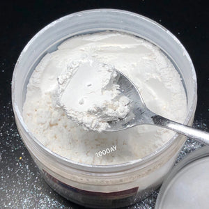 1000g/1KG Super White Mica Pearl Powder Sparkly Nail Glitter Mica Powder DIY Eyeshadow Soap Dye Craft Art Pigment Car Paint