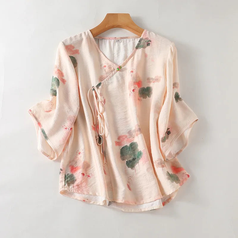 Traditional Chinese Clothing for Women Tops Chinese Shirt Fashion Clothes Vintage Ethnic Style Comfortable Harajuku Streetwear