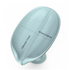 Suction Cup Soap dish For bathroom Shower Portable Leaf Soap Holder Plastic Sponge Tray For Kitchen Bathroom accessories