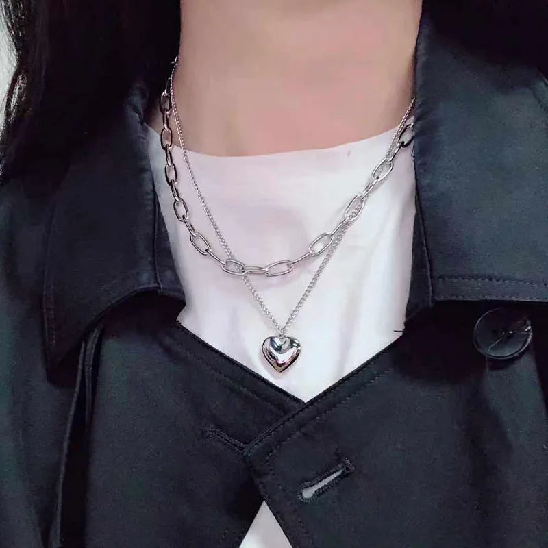 Vintage Necklace on Neck Chain Women's Jewelry Layered Accessories for Girls Clothing Aesthetic Gifts Fashion Pendant 2022