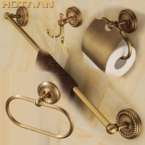 .,solid brass Bathroom Accessories Set,Robe hook,Paper Holder,Towel Bar,Soap basket,bathroom sets,YT-12200-A