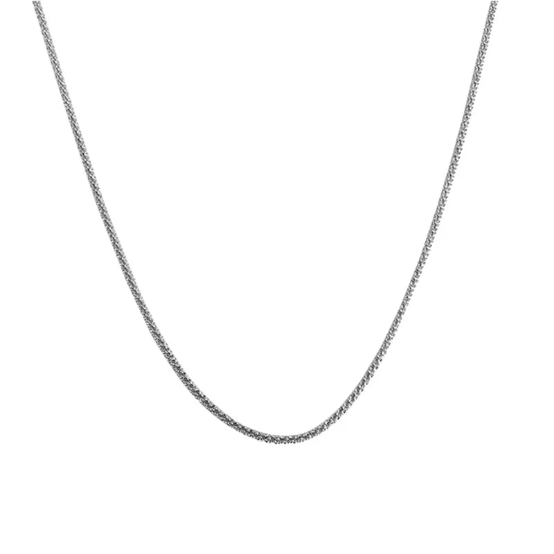 Popular Sparkling Necklace For Women Clavicle Chain Choker Fashion Jewelry Wedding Party Birthday Gift