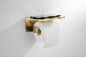 Stainless Steel Brushed Gold Towel Bar Rack Toilet Paper Holder Toilet Brush Robe Hook Soap Dish Bathroom Accessories Hardware