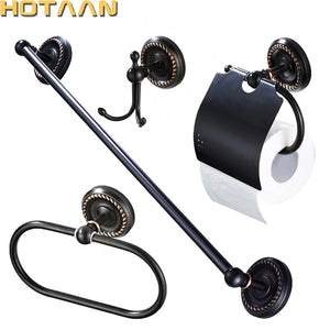 .,solid brass Bathroom Accessories Set,Robe hook,Paper Holder,Towel Bar,Soap basket,bathroom sets,YT-12200-A