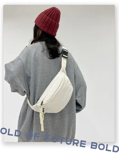 Large Waist Bags 2024 Belly Bag Woman Shoulder Crossbody Chest Bag Hip Sack Girl Fanny Packs for Women Belt Bum Pouch Banana