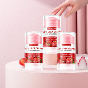 Urea Cream Strawberry Hand Feet Cream Prevent Dryness Cracking of Hands and Feet Deeply Hydrates Exfoliates Soothing Skin Care