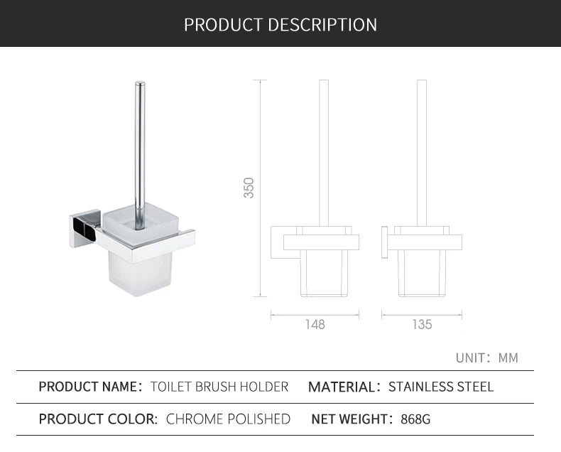 Bathroom Hardware Set SUS Stainless Steel Mirror Nickel Towel Rack Toilet Paper Holder Soap Holder Towel Bar Toilet Accessories