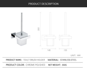 Bathroom Hardware Set SUS Stainless Steel Mirror Nickel Towel Rack Toilet Paper Holder Soap Holder Towel Bar Toilet Accessories