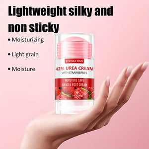 Urea Cream Strawberry Hand Feet Cream Prevent Dryness Cracking of Hands and Feet Deeply Hydrates Exfoliates Soothing Skin Care