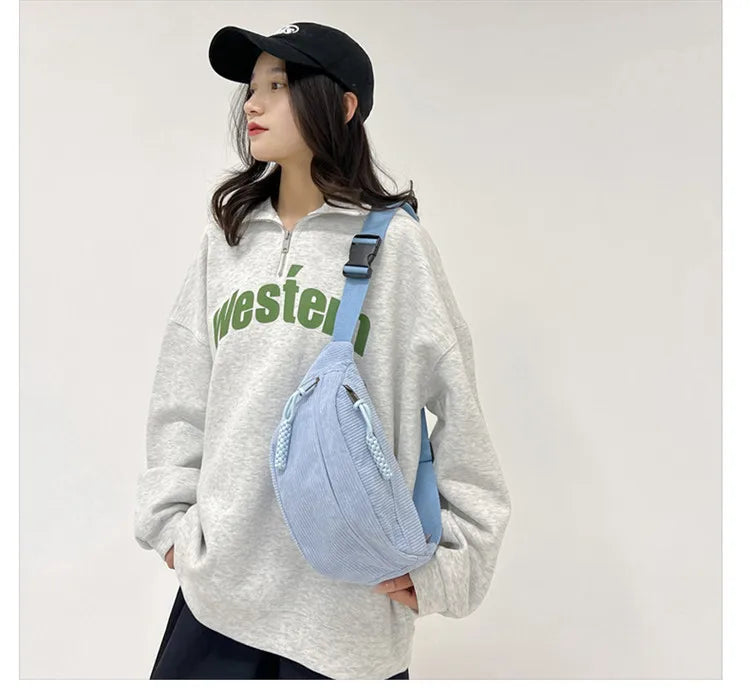 Large Waist Bags 2024 Belly Bag Woman Shoulder Crossbody Chest Bag Hip Sack Girl Fanny Packs for Women Belt Bum Pouch Banana