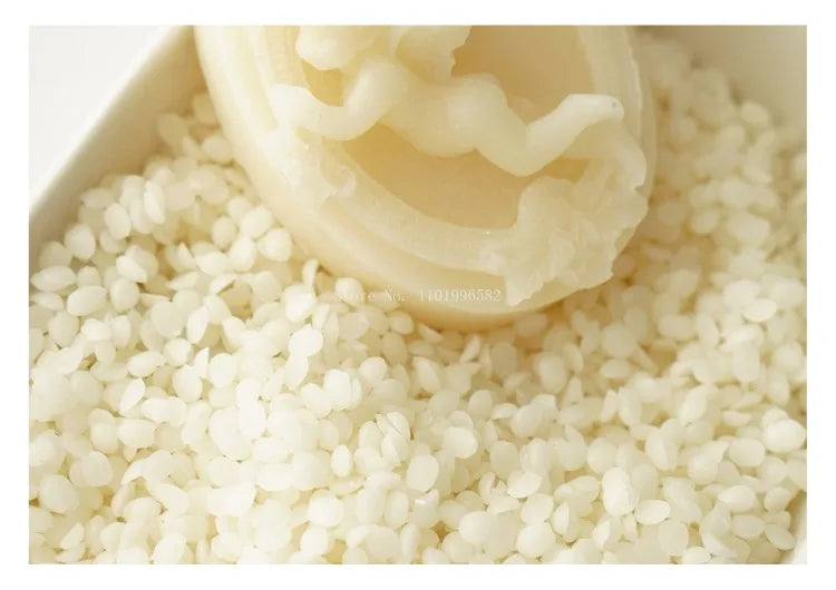 Special Grade White Beeswax  Aromatherapy Candle Bee Raw Material Natural Refined White Beeswax Particles Handmade Soap Material
