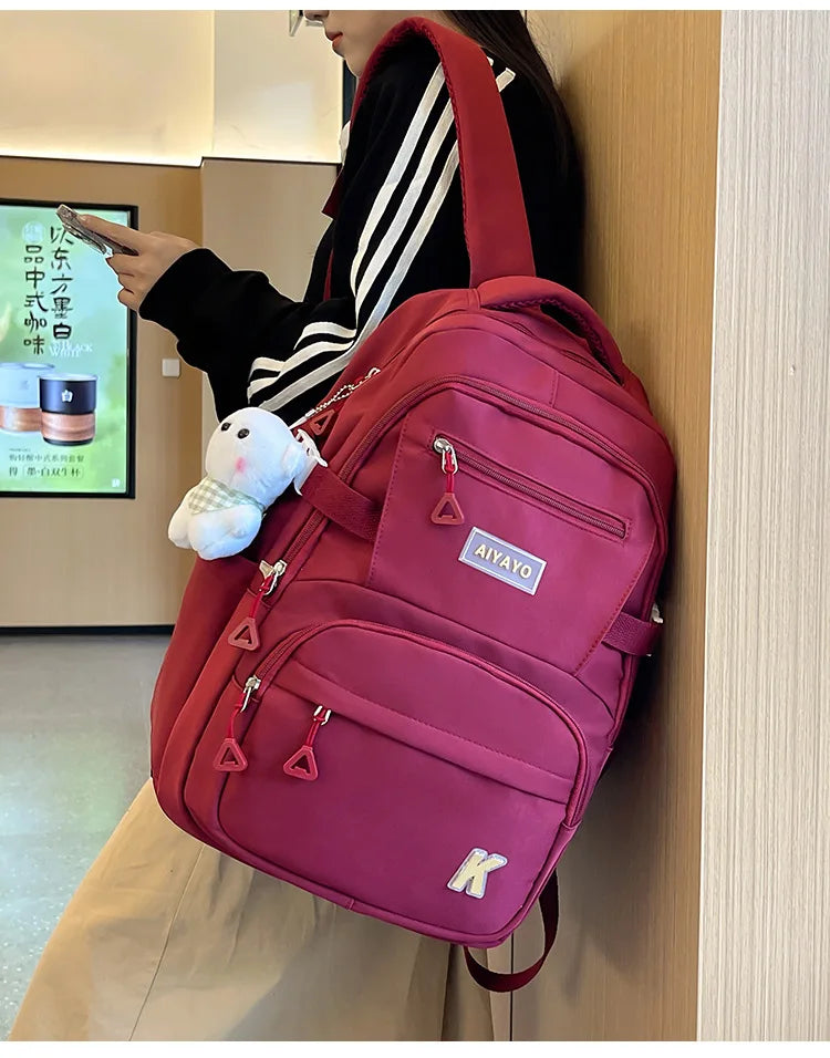 Women's Bag Backpacks Woman Bags Backpack Bagpacks Travel Female Back Pack Mens Ita Ladies 2024 Kawaii Multifinonal School Trend