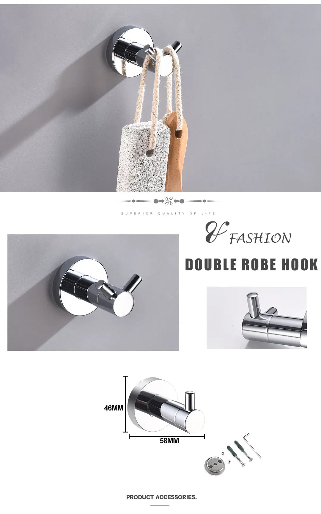 Bathroom Hardware 304 Stainless Steel Chrome Plated Towel Rack Toilet Paper Rack Soap Dish Rack Towel Bar Bathroom Accessories S