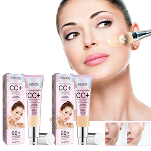 EELHOE CC Foundation Cream brightening, waterproof, moisturizing, oil-control, and long-lasting makeup application.