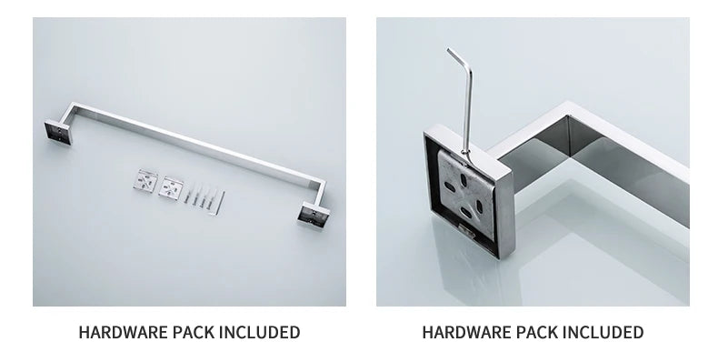 Bathroom Hardware Set SUS Stainless Steel Mirror Nickel Towel Rack Toilet Paper Holder Soap Holder Towel Bar Toilet Accessories