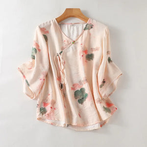 Traditional Chinese Clothing for Women Tops Chinese Shirt Fashion Clothes Vintage Ethnic Style Comfortable Harajuku Streetwear
