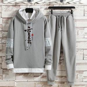 Clothing for Men Hoodies Set Summer Autumn Suits Pants Casual Pullover Hat Hood  Print Sweaterhoodie Men New Top Long Sleeves