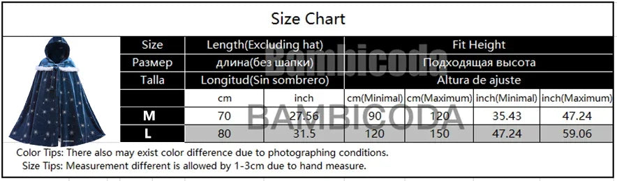 Girl Clothes Princess Cloak Hooded Coat Cape Cinderella Fancy Party Costume Clothes Winter Christmas New Year Children Dress