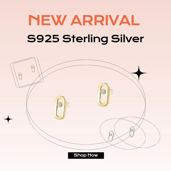 Women's Earrings S925 Sterling Silver Fashionable Earrings With Unique Design Luxury Jewelry High Quality Gifts