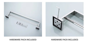 Bathroom Hardware Set SUS Stainless Steel Mirror Nickel Towel Rack Toilet Paper Holder Soap Holder Towel Bar Toilet Accessories