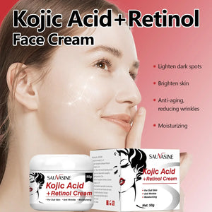 Kojic Acid Soap Kojic Acid Skin Care Set Face Cream Body Lotion Cleanser Skin Whitening Brightening Moisturizing  Anti Aging