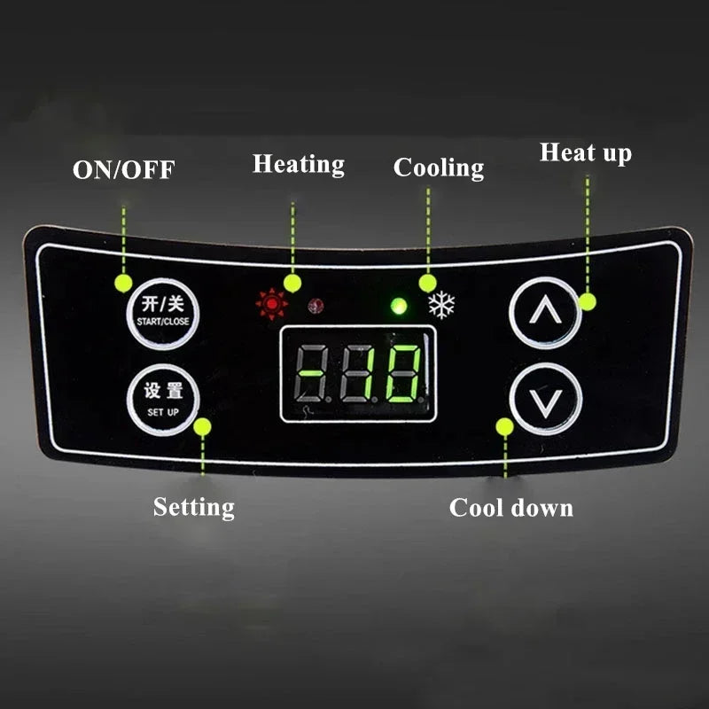 20L Car Home Mini Refrigerator Fridges DC12/24V Cooler Heater Keep FreSPECIFICATIONSBrand Name: NoEnName_NullCertification: CE,NoneExternal Testing Certification: CEExternal dimension: 515x275x340mmHign-concerned Chemical: NoneInternalMini Refrigerator