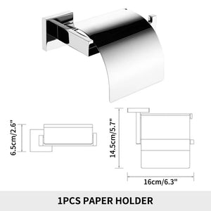 Bathroom Hardware Set SUS Stainless Steel Mirror Nickel Towel Rack Toilet Paper Holder Soap Holder Towel Bar Toilet Accessories