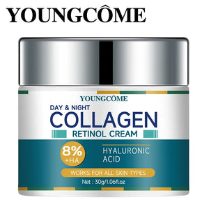 Collagen Cream deeply Hydrates Nourishes The Skin to Restore Elasticity Radiance Moisturizing Anti-wrinkle Aging Shrinks Pores