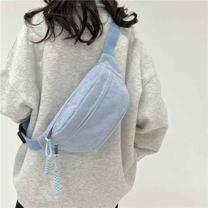 Large Waist Bags 2024 Belly Bag Woman Shoulder Crossbody Chest Bag Hip Sack Girl Fanny Packs for Women Belt Bum Pouch Banana