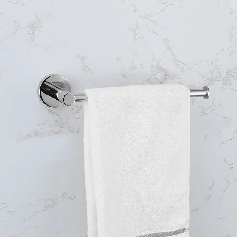 Mirror Chrome Bathroom Hardware 304 Stainless Steel Towel Rack Toilet Paper Holder Soap Holder Towel Bar Toilet Accessories