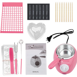 Kitchen Tool Heating Candy Wax Electric Chocolate Melting Pot with Mold DIY Scented Candle Soap Butter