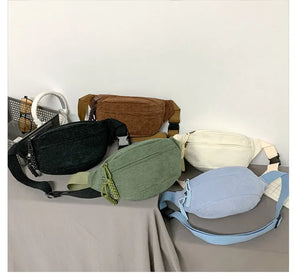Large Waist Bags 2024 Belly Bag Woman Shoulder Crossbody Chest Bag Hip Sack Girl Fanny Packs for Women Belt Bum Pouch Banana