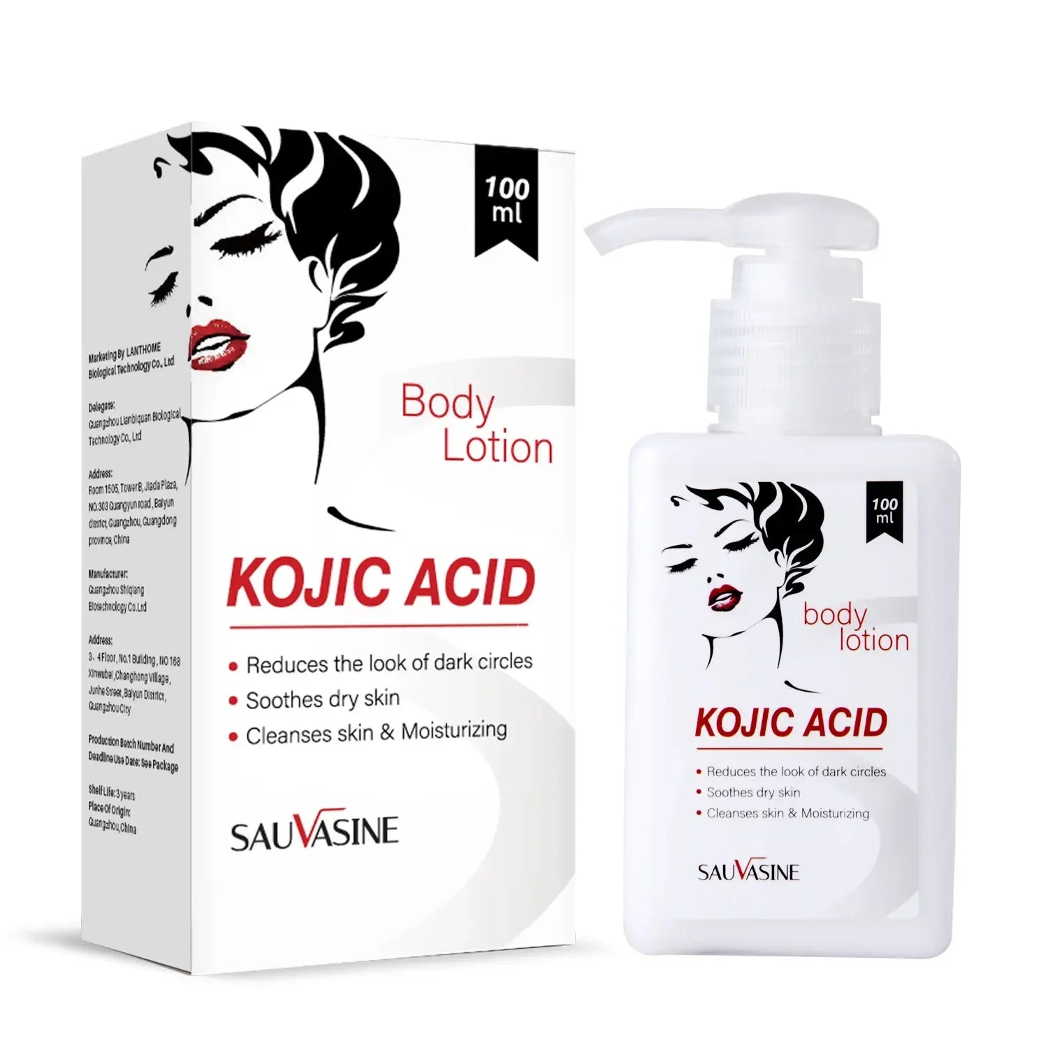 Kojic Acid Soap Kojic Acid Skin Care Set Face Cream Body Lotion Cleanser Skin Whitening Brightening Moisturizing  Anti Aging