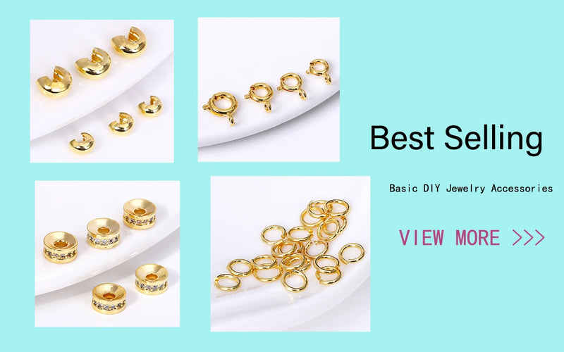 Ear Wire For Earrings Making Supplies DIY Accessories 18K Gold Plated Earwire Earring Hooks with Open Loop