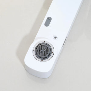 SINLAKU Bathroom Basin Sensor Faucet With Foam Soap Dispenser Deck Mounted Single Hole Stream Outlet Touch Free Mixer Taps