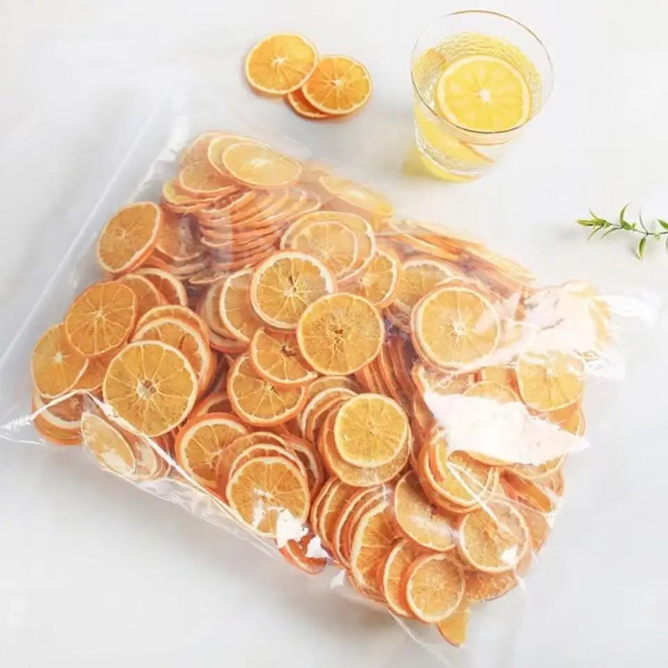500g Top Natural Strawberry Lemon Dried Fruit Material For Beauty Health Materials Supply DIY Resin Jewelry Soap Candle Making