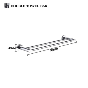 Bathroom Hardware 304 Stainless Steel Chrome Plated Towel Rack Toilet Paper Rack Soap Dish Rack Towel Bar Bathroom Accessories S