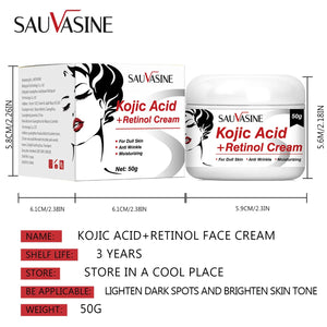 Kojic Acid Soap Kojic Acid Skin Care Set Face Cream Body Lotion Cleanser Skin Whitening Brightening Moisturizing  Anti Aging