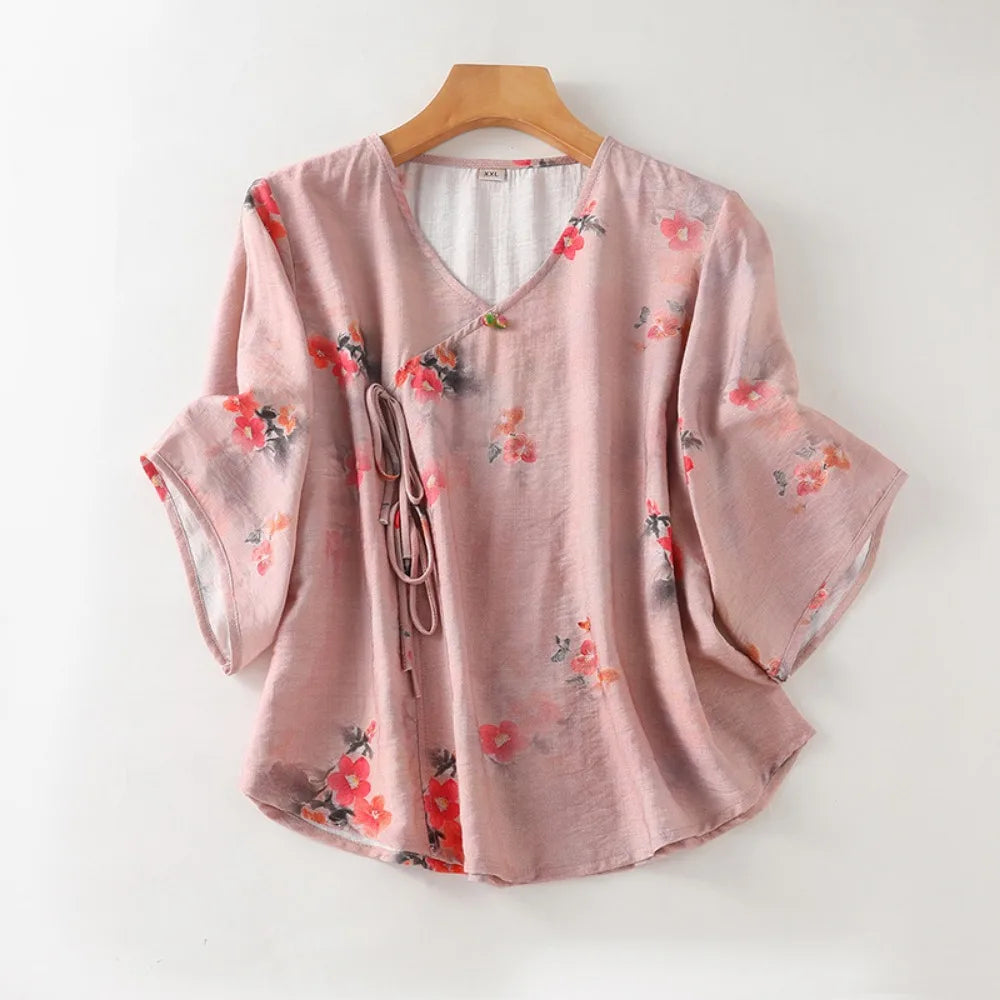 Traditional Chinese Clothing for Women Tops Chinese Shirt Fashion Clothes Vintage Ethnic Style Comfortable Harajuku Streetwear