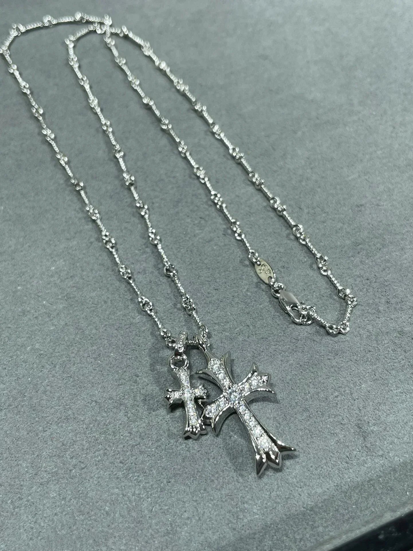 2024 Elevate Your Look with This S925 Silver CH Necklace, Fashionable & Functional
