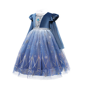Girl Clothes Princess Cloak Hooded Coat Cape Cinderella Fancy Party Costume Clothes Winter Christmas New Year Children Dress